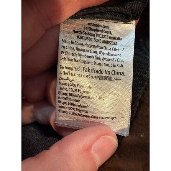 Cotton On Men's Brown Puffer Vest M Water-Repellent Winter Jacket - Picture 7 of 7